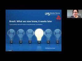 Brexit webinar, what we now know
