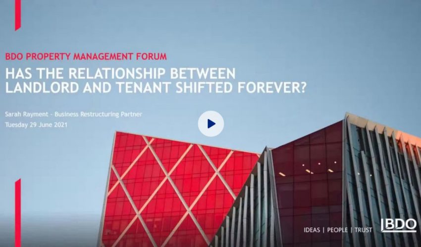 Has the relationship between Landlord and Tenant shifted forever?