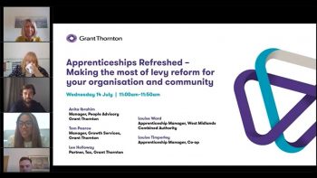 Apprenticeships refreshed: Making the most of levy reform for your organisation and community
