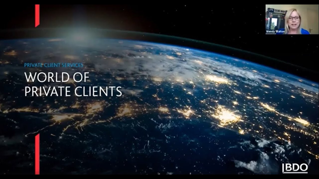 World of Private clients | BDO Webinar