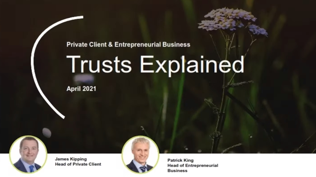 Trusts Explained