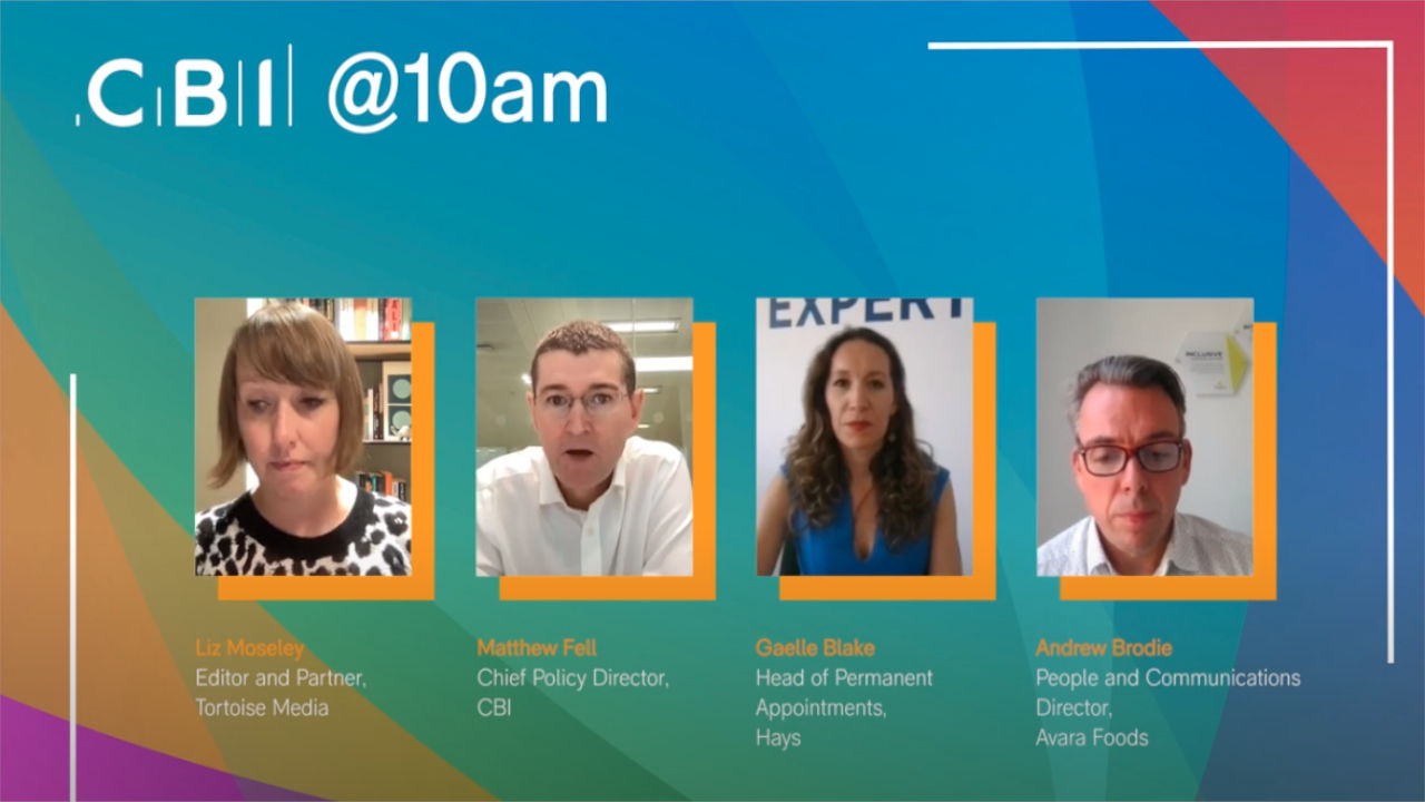 CBI @10am – Unpacking labour market shortages – 08 September 2021
