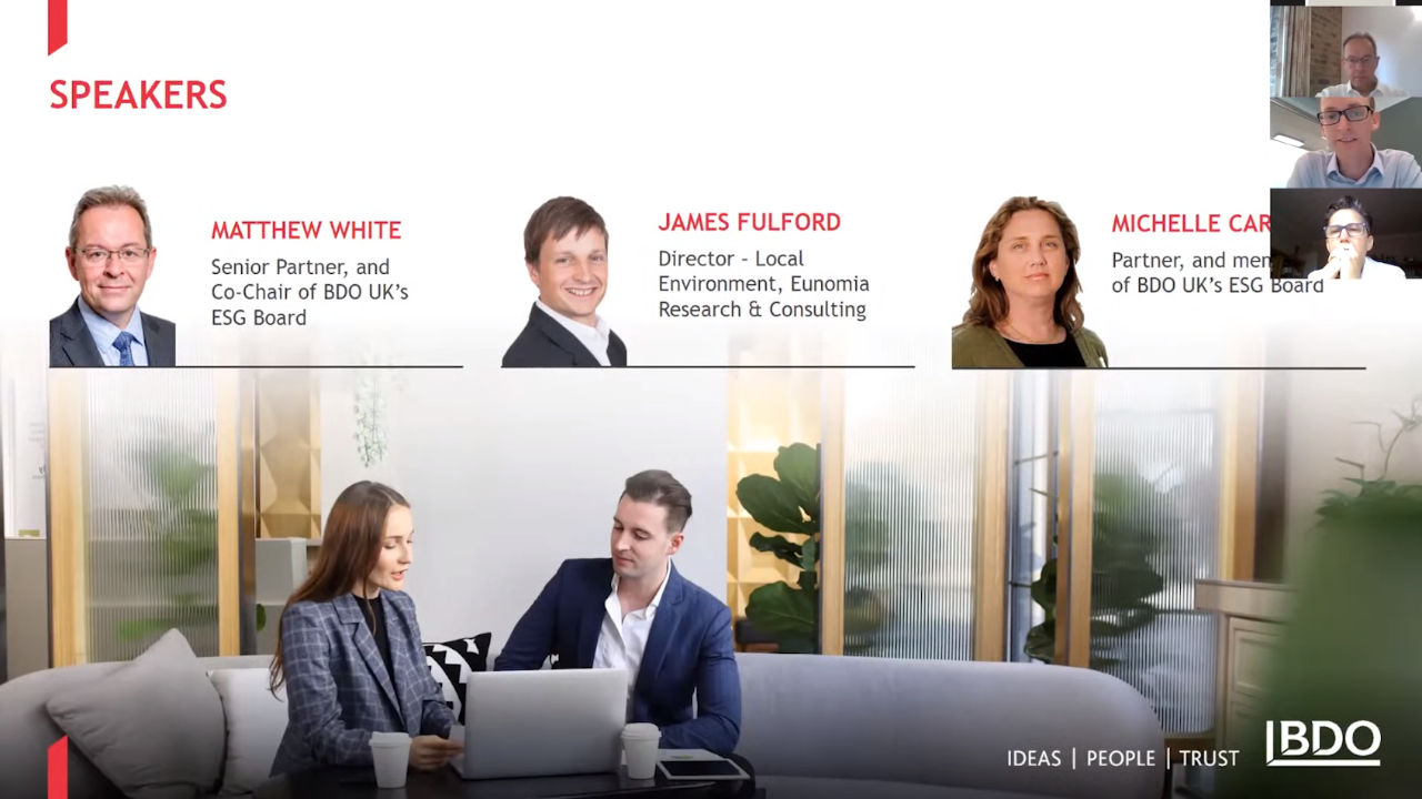 BDO Professional Services: Understanding ESG and its importance in the professional services world