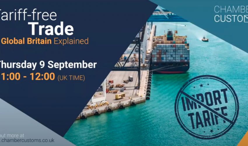 Tariff-free Trade. Global Britain Explained