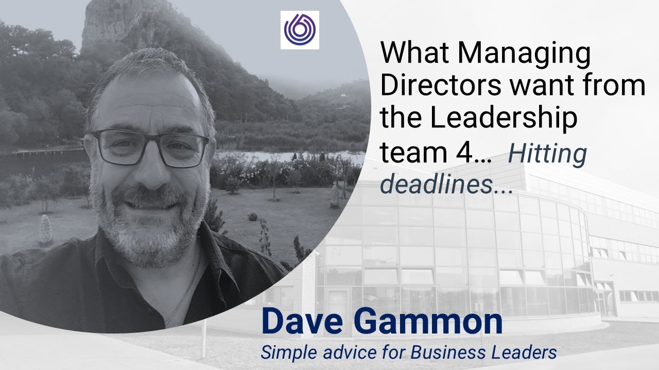 Hitting deadlines – Things leaders do