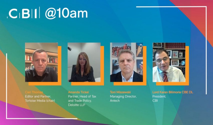 CBI @10am – Making the UK a trading Powerhouse – 21 October 2021