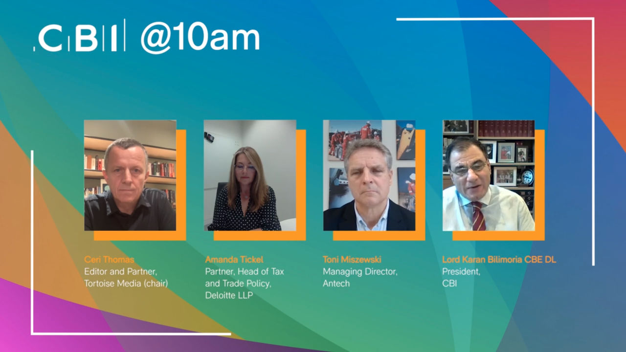 CBI @10am – Making the UK a trading Powerhouse – 21 October 2021