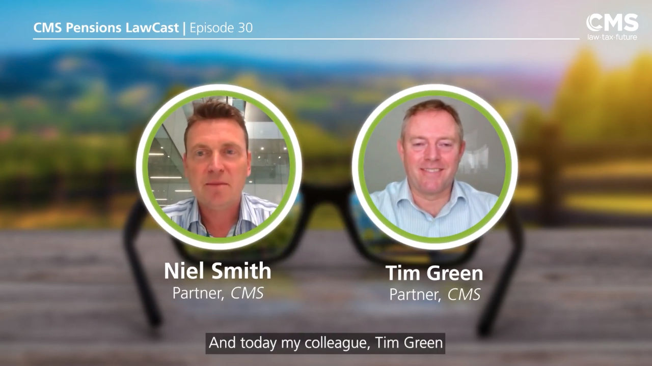 CMS Pensions Lawcast – Episode #30 – Disputes resolution processes