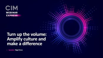 Turn up the volume: Amplify culture and make a difference
