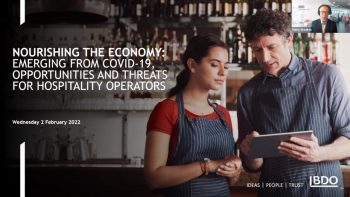 Nourishing the economy: Emerging from COVID-19, opportunities and threats for hospitality operators