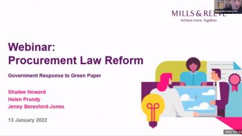 Spotlight on Procurement Law Reform – shining a light on the government response to the Green Paper