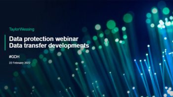 GDH: Data transfer developments