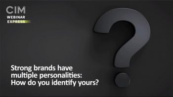 Strong brands have multiple personalities