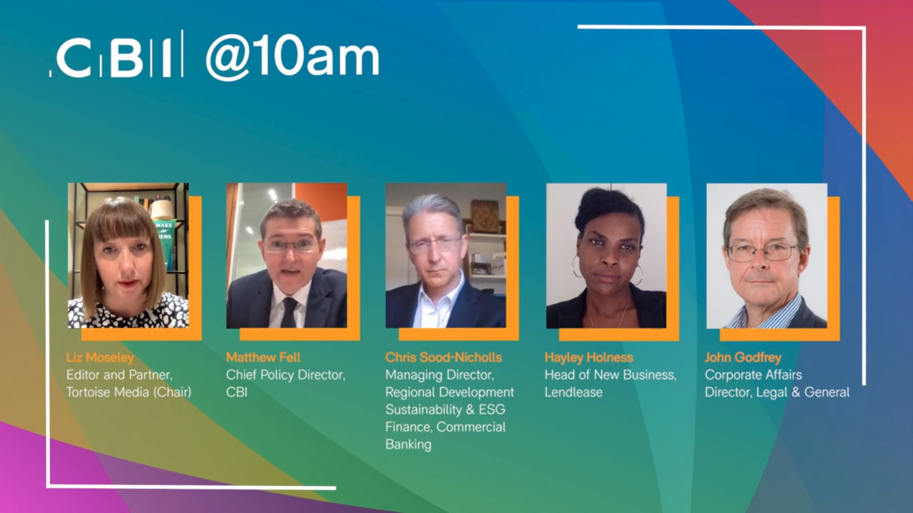 CBI @10am: How can the UK accelerate regional investment?