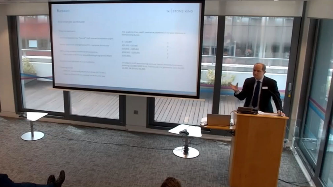 Academies Annual Update 2022 | with Buzzacott and Stone King