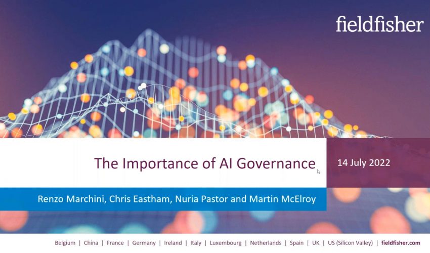 The importance of AI governance