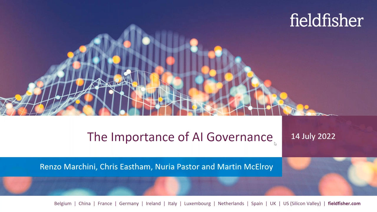 The importance of AI governance