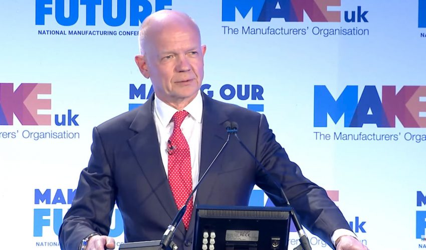 William Hague – Keynote