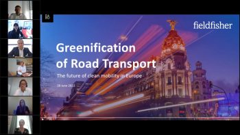 Greenification of Transport Webinar – The future of clean mobility in Europe