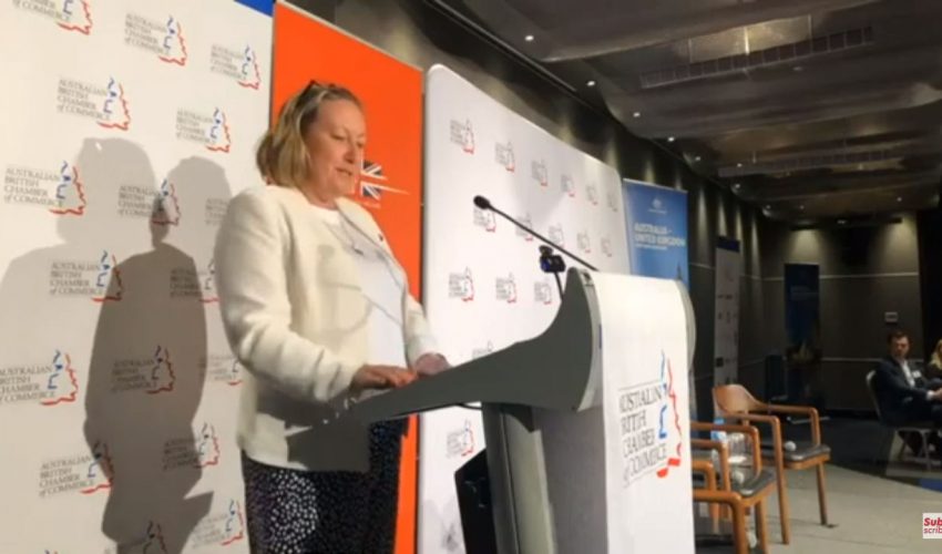Anne-Marie Trevelyan speech on UK-AUSTRALIA trade relationship