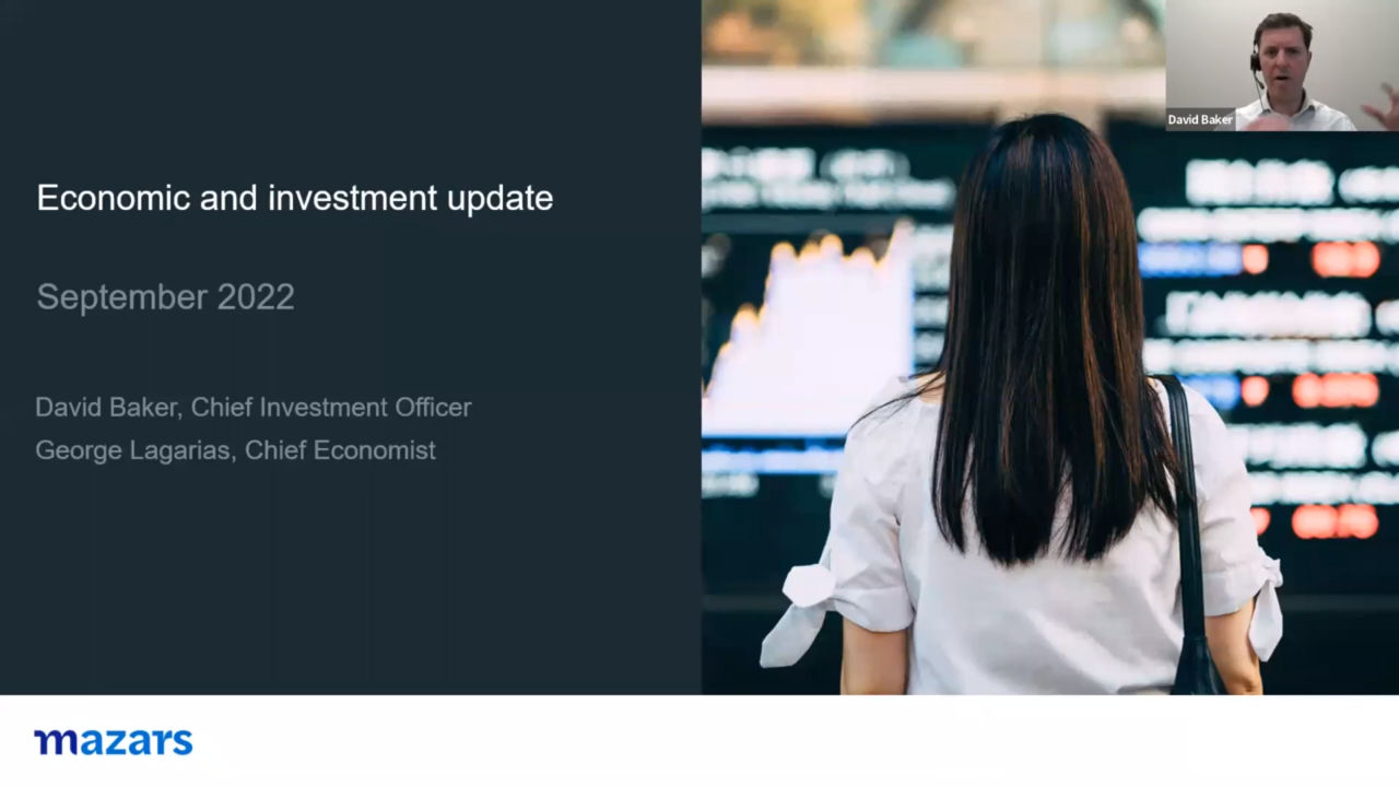 Economic & Investment update: September 2022