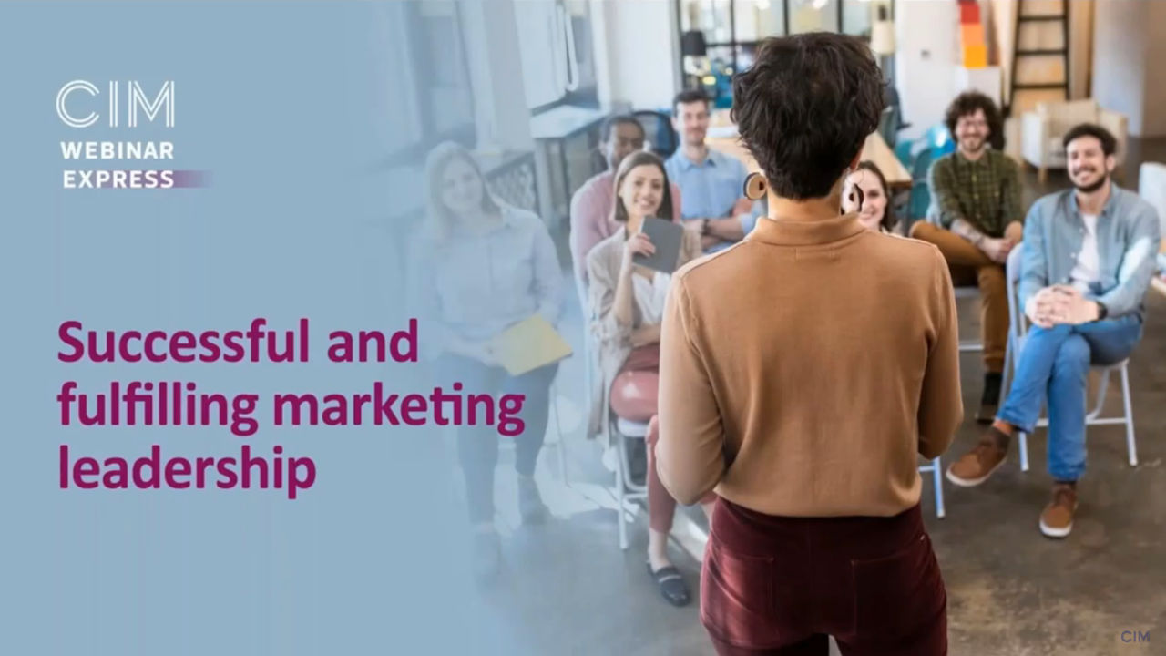 Successful & fulfilling marketing leadership