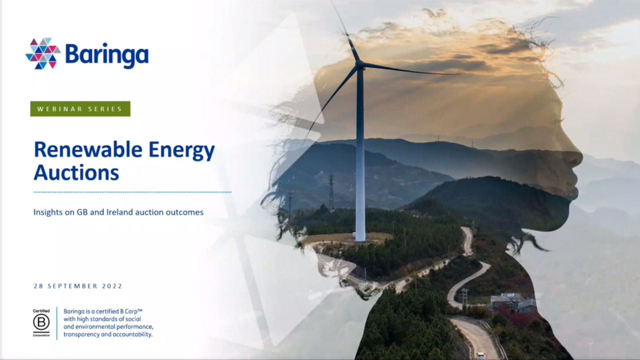 Renewable Energy Auctions:  Low Carbon Futures Webinar