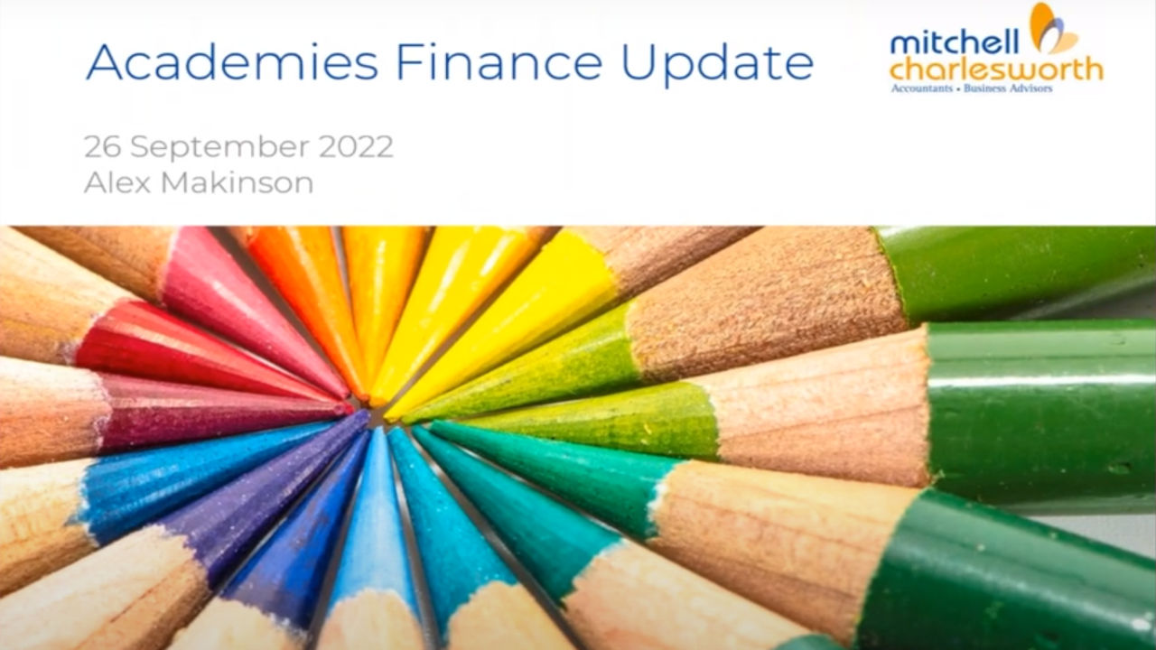 Financial Update for Academies – 26 September 2022