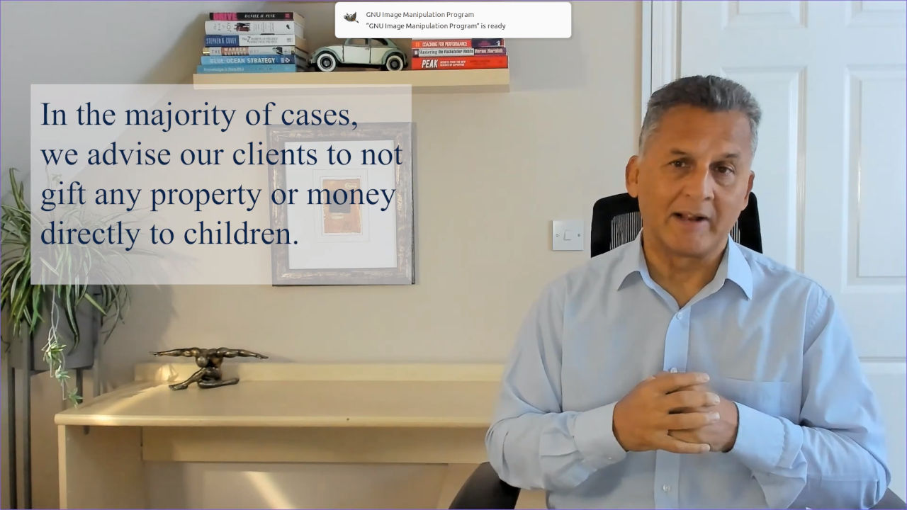How does a Family Investment company compare to gifting property to children