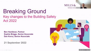 Key changes to the Building Safety Act 2022