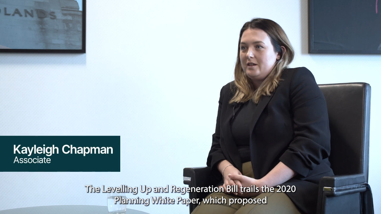 How will the Levelling Up and Regeneration Bill change planning?