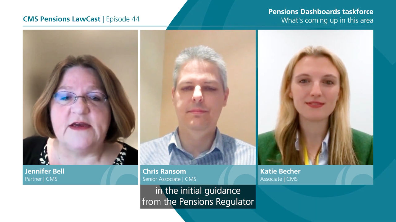 Pensions Dashboards taskforce: what’s coming up in this area