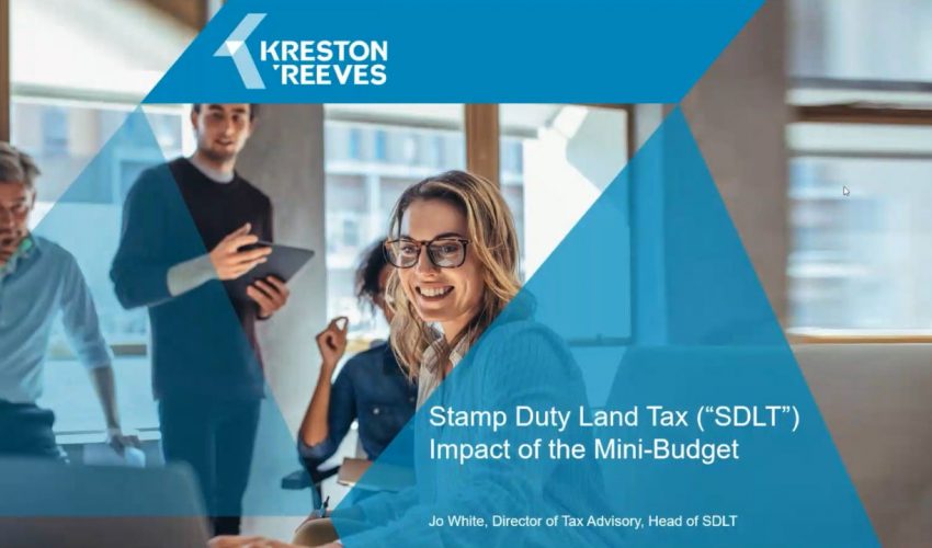 Stamp Duty Land Tax (“SDLT”) – Impact of the Mini-Budget