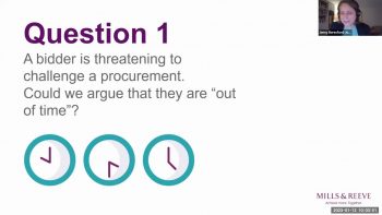 Dealing with procurement challenges : Five in Twenty Five: