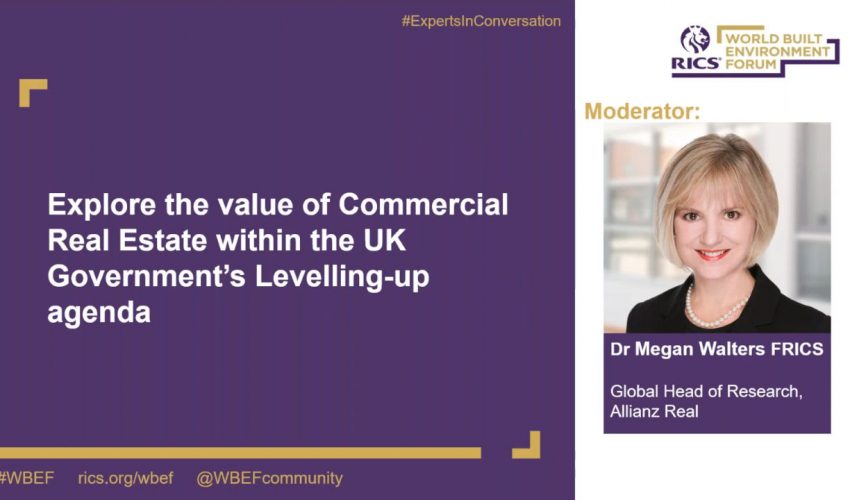 Explore the value of Commercial Real Estate within the UK Government’s Levelling-up agenda