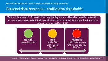 Get Data Protection Fit: How to assess whether to notify a breach