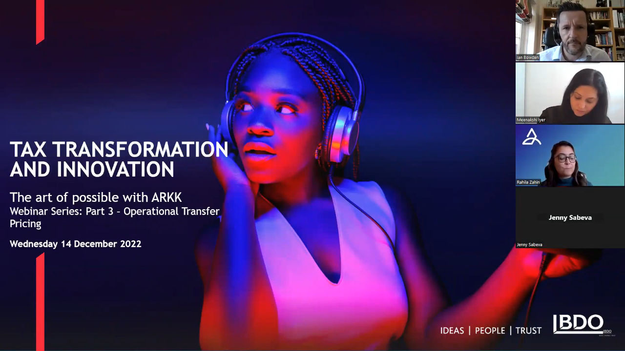 Tax Automation and Innovation Part 3 – Operational Transfer Pricing