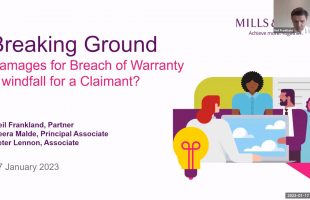Damages for Breach of Warranty – a windfall for a Claimant?