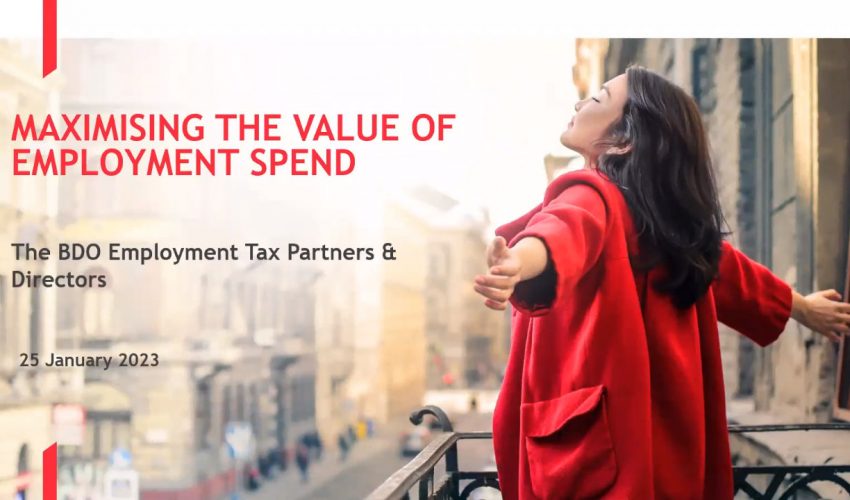 Maximising the Value of Employment Spend
