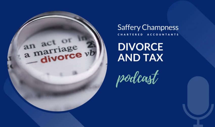 Divorce and tax