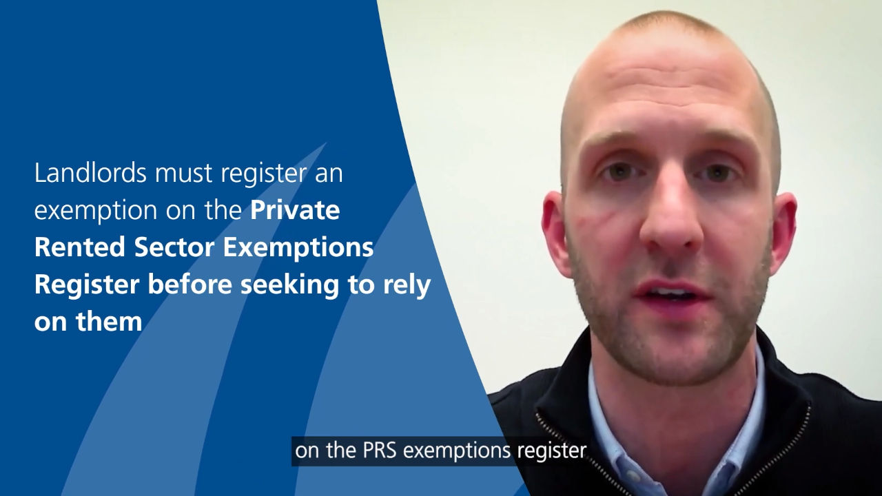 Six things landlords need to know about MEES: Exemptions – episode 4