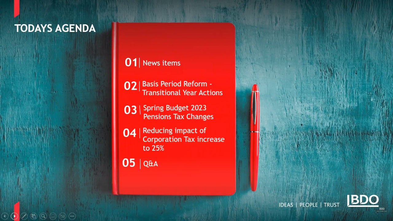 TSP Tax Update Webinar