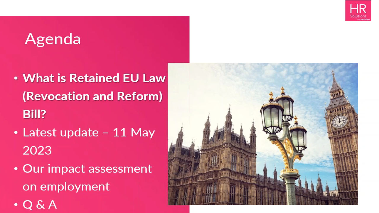EU Law Reform and Revocation Bill – What is it likely to mean for employers