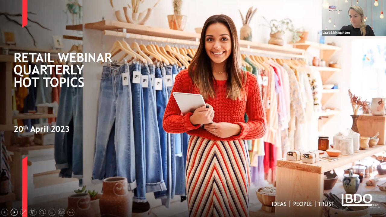 Retail Webinar- Quarterly Hot Topics- April 2023