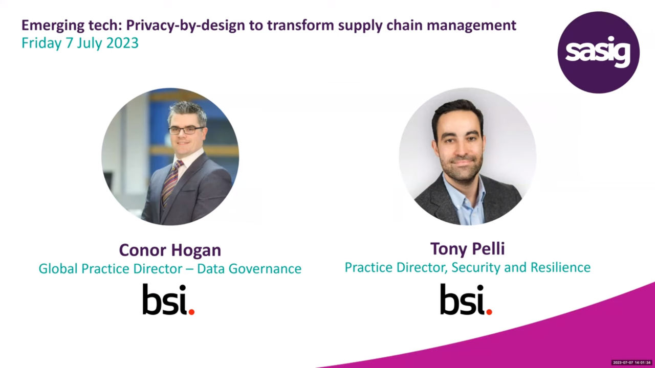 Emerging technologies: Privacy-by-design transforming supply chain management