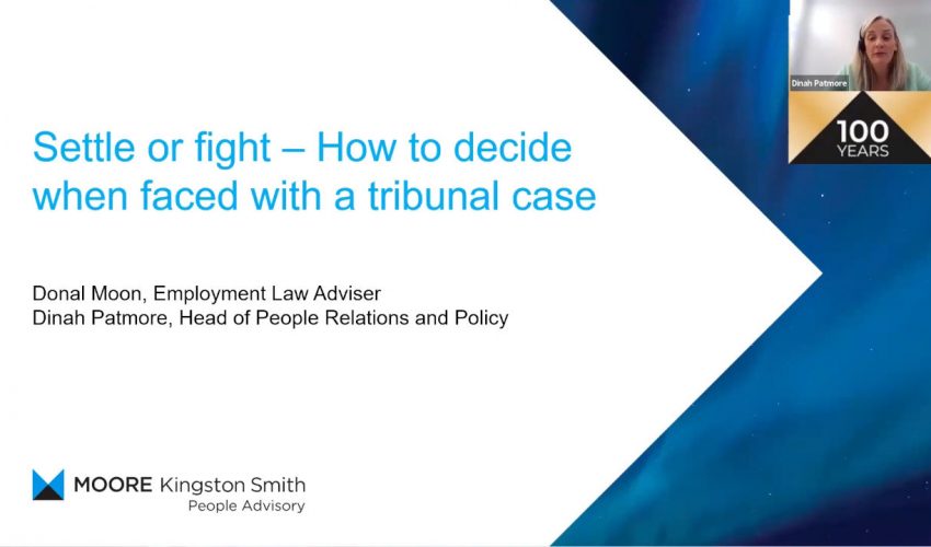Employment tribunal – settle or fight?