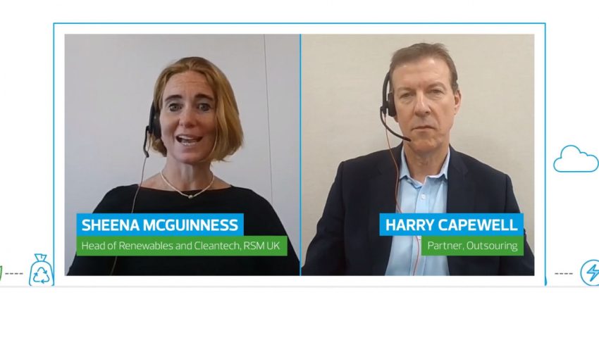 How can businesses in the renewables industry benefit from outsourcing?