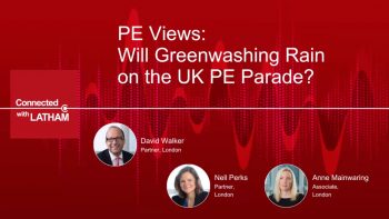 PE Views: Will Greenwashing Rain on the UK PE Parade?