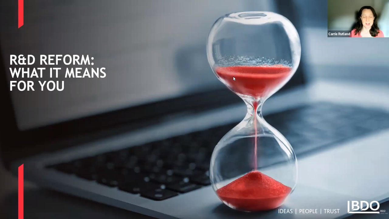 R&D reform: Managing risk around your tax relief claims