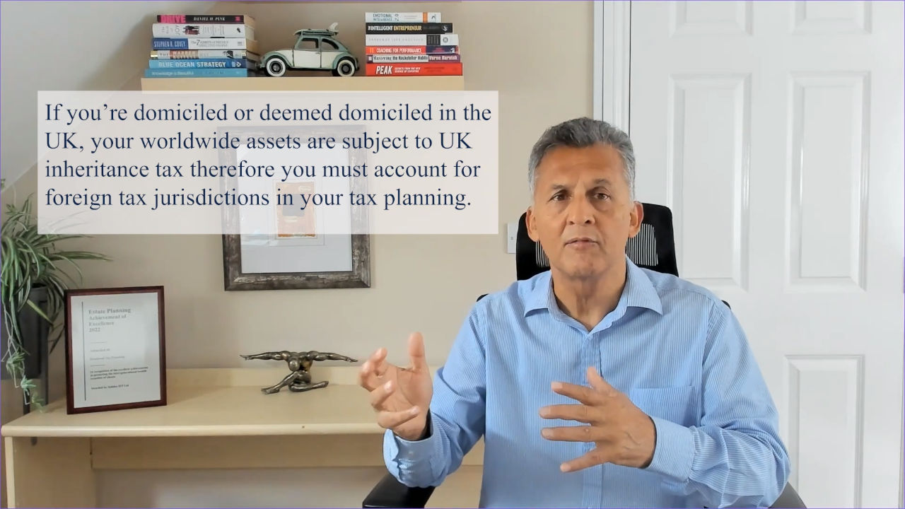 How is inheritance tax worked out if you own assets in other countries?